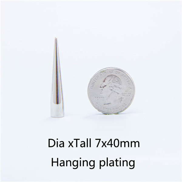 NO46 Cone Screw Spikes 7x40mm 100pcs/bag