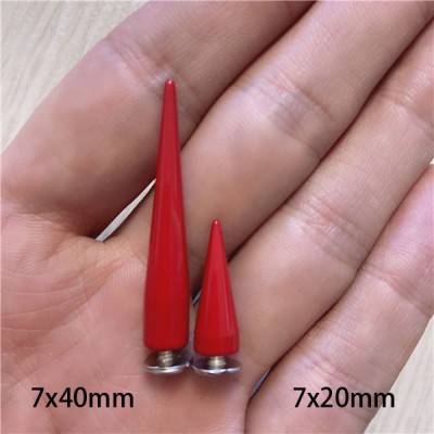 NO46 Cone Screw Spikes 7x40mm 100pcs/bag