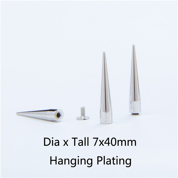 NO46 Cone Screw Spikes 7x40mm 100pcs/bag