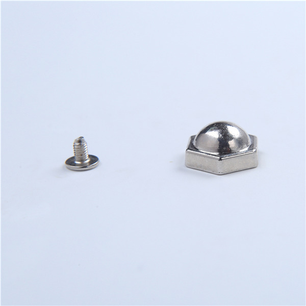 H021 Dome&Mushrooms Screwback Spikes 15X8mm 100pcs/bag