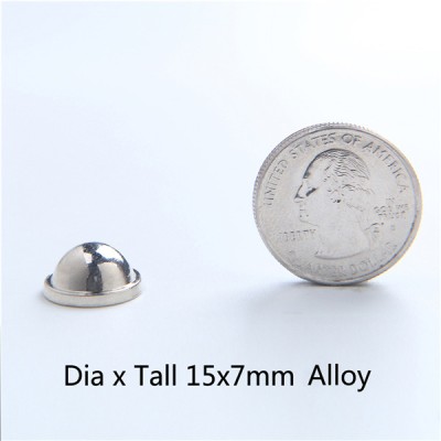 H043 Dome&Mushrooms Screw Spikes 15X7mm 100pcs/bag