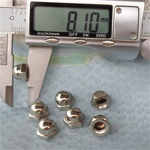 H045 Dome&Mushrooms Spikes 10x8mm   100pcs/bag