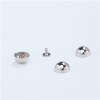 NOH051 Dome&Mushrooms Screw Spikes 15x8mm   100pcs/bag