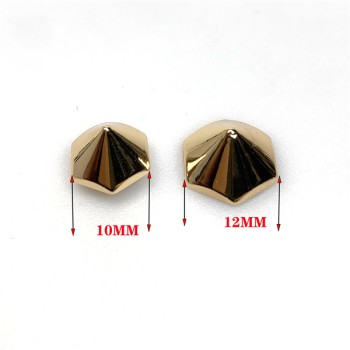 A101215 Hexagon Screwback Spikes Dia 10 12 15 mm 3 size option 100pcs/Bag