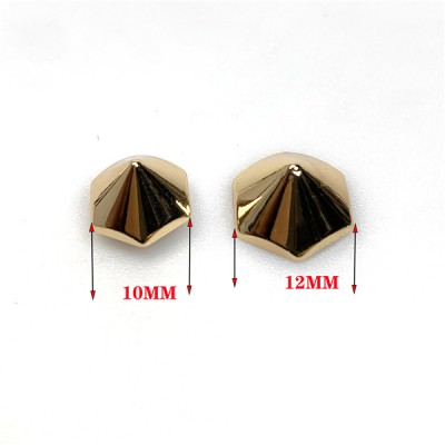 A101215 Hexagon Screwback Spikes Dia 10 12 15 mm 3 size option 100pcs/Bag