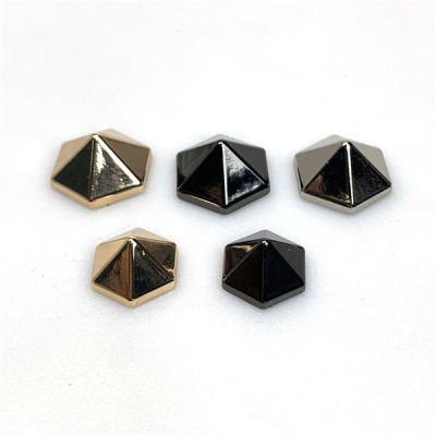 A101215 Hexagon Screwback Spikes Dia 10 12 15 mm 3 size option 100pcs/Bag