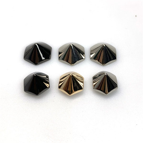 A101215 Hexagon Screwback Spikes Dia 10 12 15 mm 3 size option 100pcs/Bag