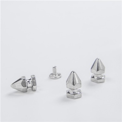 NO72-H010 Hex Spikes For Leather 8x14mm 100pcs/bag