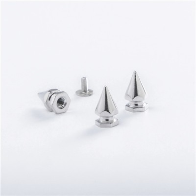 NO83 Brass Hex Screw Spikes 9x17mm 100pcs/bag