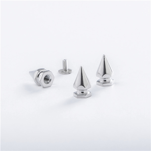 NO83 Brass Hex Screw Spikes 9x17mm 100pcs/bag