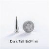 NO89 Hexagon Screw Spikes 9x34mm 100pcs/bag