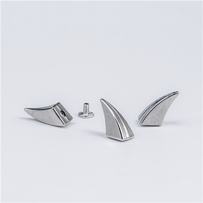 H022 Ox Horn Screwback Spikes 12x17.5mm 100pcs/bag