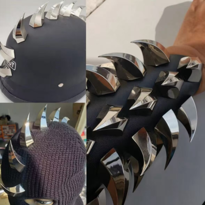 NO99 Supper Giant Ox Horn Spikes 30x40mm 10pcs/bag