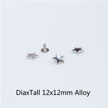 X1212 Pentagram Spikes 12x12mm  100pcs/bag