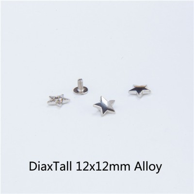 X1212 Pentagram Spikes 12x12mm  100pcs/bag