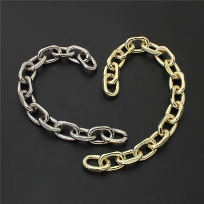 AL002    Auminum Chucky Chains For  Handbag Purse  Diy Shoulder Bag 4.5*16*25 mm; 10 Meters per Bag