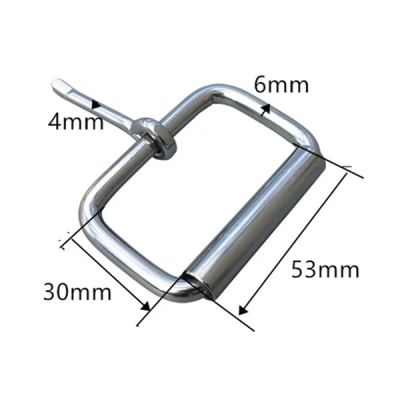 BS001  Stainless Steel Stainless Steel Pin Buckle Bag Horse Saddle Accessories Woman Belt Roller Buckle  10pcs per bag