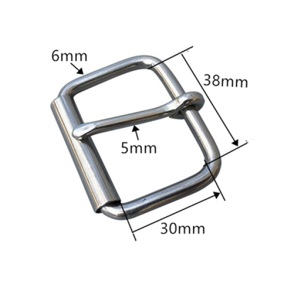 BS001  Stainless Steel Stainless Steel Pin Buckle Bag Horse Saddle Accessories Woman Belt Roller Buckle  10pcs per bag