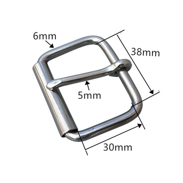 BS001  Stainless Steel Stainless Steel Pin Buckle Bag Horse Saddle Accessories Woman Belt Roller Buckle  10pcs per bag