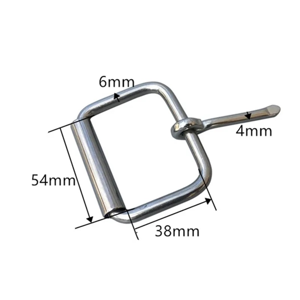 BS001  Stainless Steel Stainless Steel Pin Buckle Bag Horse Saddle Accessories Woman Belt Roller Buckle  10pcs per bag