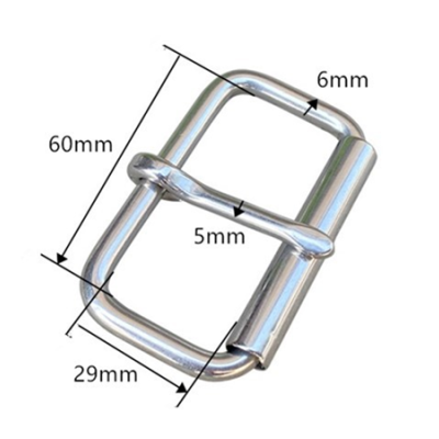 BS001  Stainless Steel Stainless Steel Pin Buckle Bag Horse Saddle Accessories Woman Belt Roller Buckle  10pcs per bag