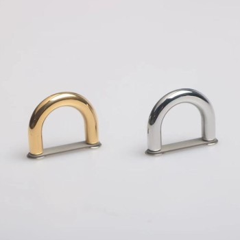 DR001  Stainless Steel  D-ring Bag Connector Anchor Buckles Arch Bridge With Screws Hanger hooks 10pcs per bag