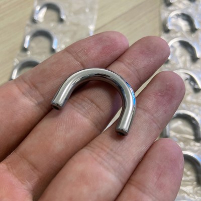 DR001  Stainless Steel  D-ring Bag Connector Anchor Buckles Arch Bridge With Screws Hanger hooks 10pcs per bag