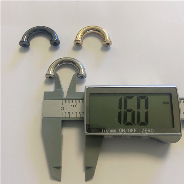 DR002  Alloy  D-ring Bag Connector Anchor Buckles Arch Bridge With Screws Hanger Hooks 100pcs/Bag