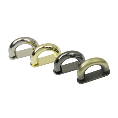 DR002  Alloy  D-ring Bag Connector Anchor Buckles Arch Bridge With Screws Hanger Hooks 100pcs/Bag