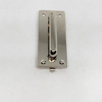 DR003  Alloy  D-ring Bag Connector  Buckles Arch Bridge With Square Metal Plate and Two Prong Back  100pcs/Bag  UK