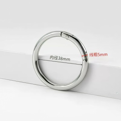 Alloy Spring  O-ring Round Ring or Bags Belts Strap Leather Crafts 3 Kind of Size     10pcs per bag  ZA