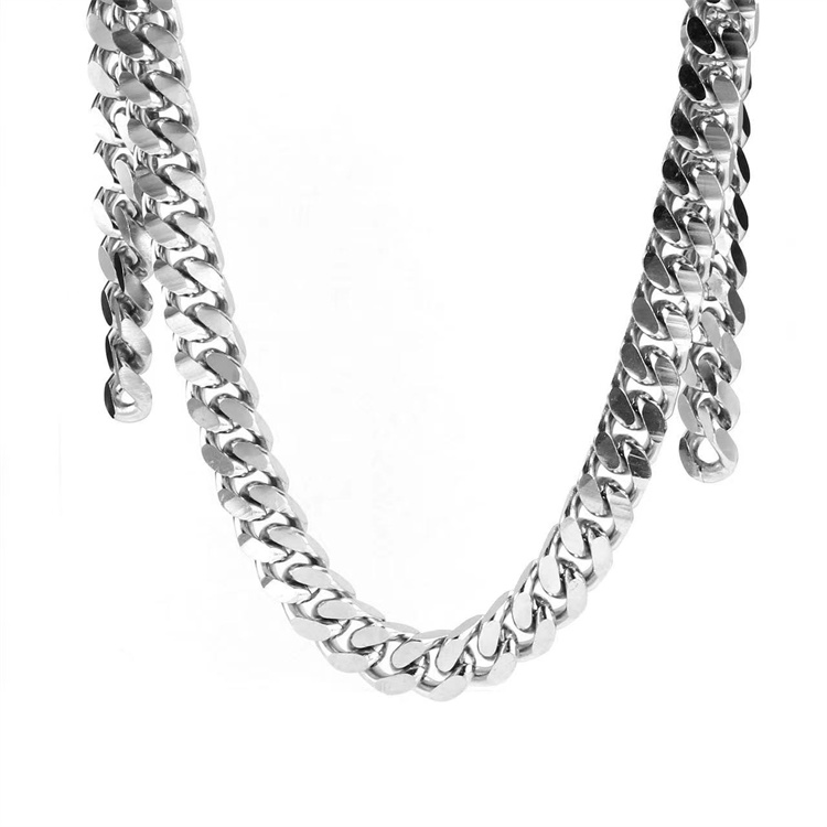 SC0011 Stainless Steel Basic Link Chain Necklace Men Women  10 Meters per Bag