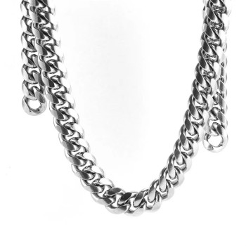 SC0012 Stainless Steel Basic Link Chain Necklace Men Women  10 Meters per Bag