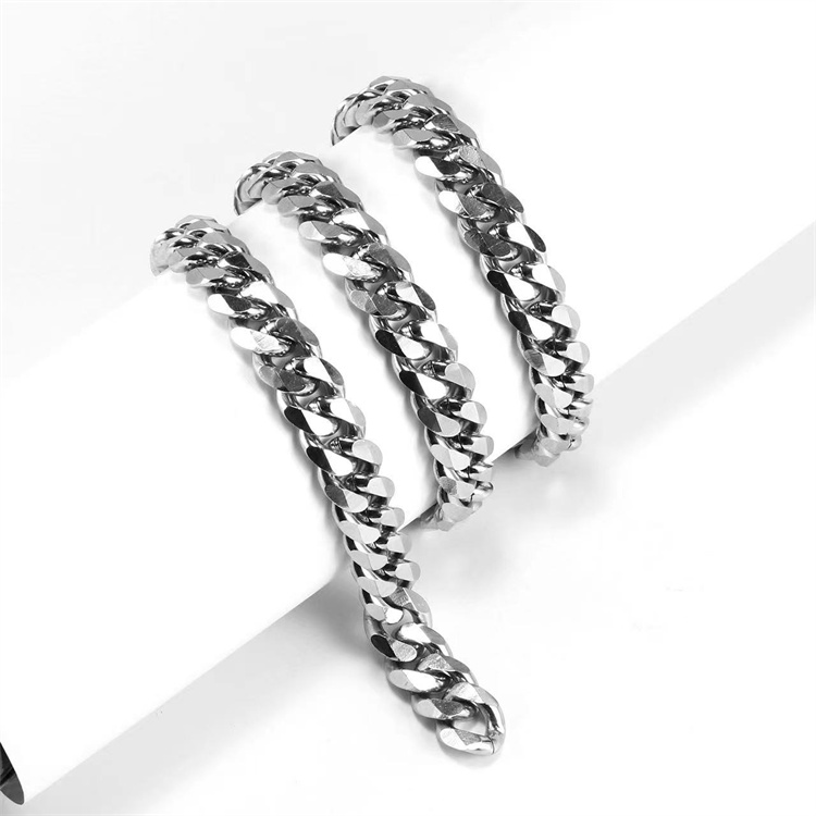 SC0013Stainless Steel Basic Link Chain Necklace Men Women  10 Meters per Bag
