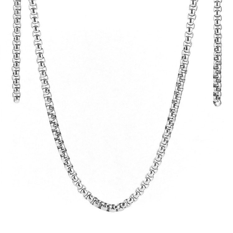 SC003 Stainless Steel Basic Link Chain Necklace Men Women  10 Meters per Bag
