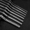 SC005 Stainless Steel Basic Link Chain Necklace Men Women  10 Meters per Bag