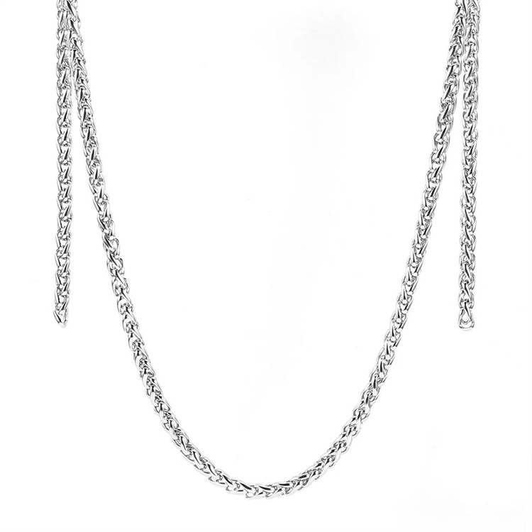 SC006 Stainless Steel Basic Link Chain Necklace Men Women  10 Meters per Bag