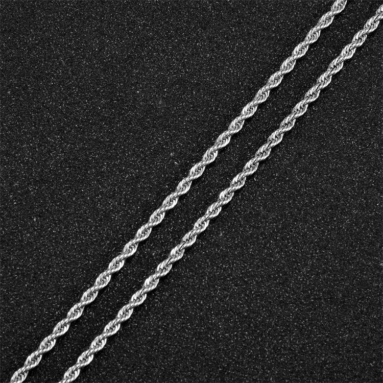 SC007 Stainless Steel Basic Link Chain Necklace Men Women  10 Meters per Bag