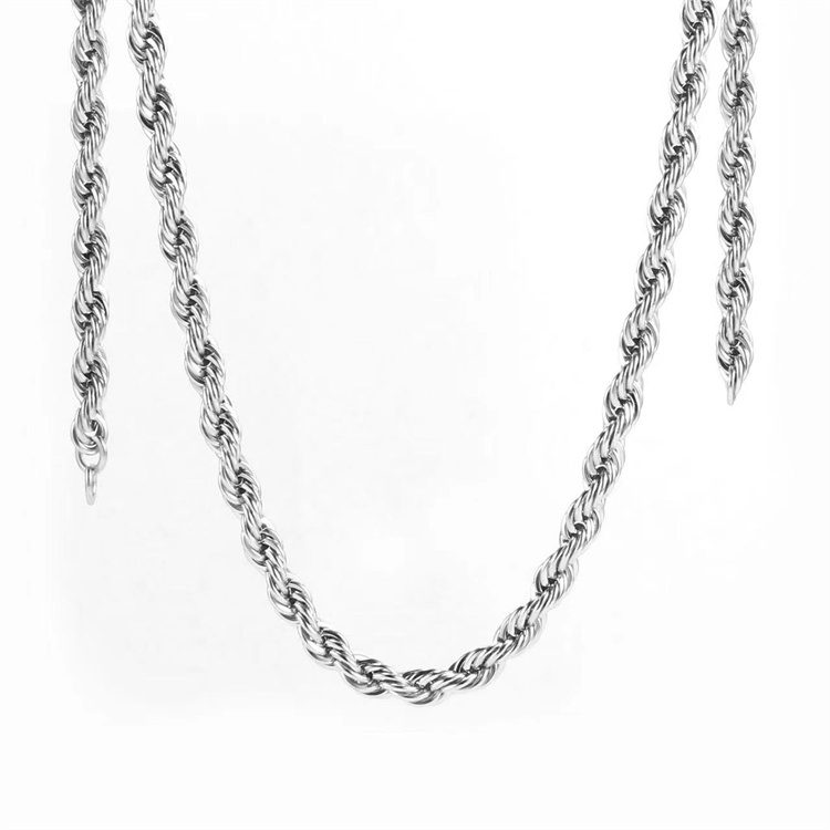 SC007 Stainless Steel Basic Link Chain Necklace Men Women  10 Meters per Bag