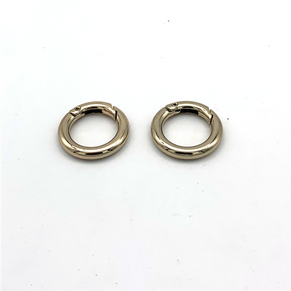 SR001 Spring  Alloy  O-ring Round Ring  For Bags Belts Strap Leather Crafts  100pcs/Bag