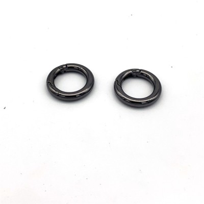 SR001 Spring  Alloy  O-ring Round Ring  For Bags Belts Strap Leather Crafts  100pcs/Bag