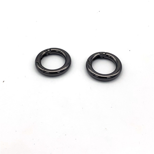 SR001 Spring  Alloy  O-ring Round Ring  For Bags Belts Strap Leather Crafts  100pcs/Bag