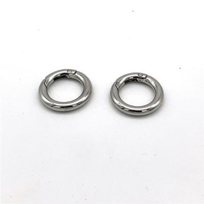 SR001 Spring  Alloy  O-ring Round Ring  For Bags Belts Strap Leather Crafts  100pcs/Bag