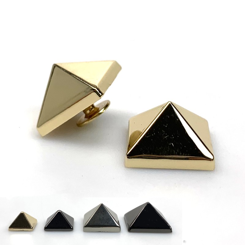 A0258 Four types of high pyramids spikes with screw back 100pcs/bag