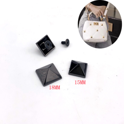A0258 Four types of high pyramids spikes with screw back 100pcs/bag