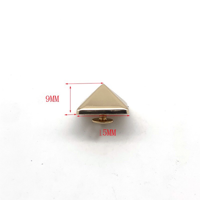 A0258 Four types of high pyramids spikes with screw back 100pcs/bag