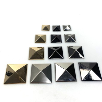 A5050 Four types of dwarf pyramids spikes with screw back  15 20 25 30mm option 100pcs/bag