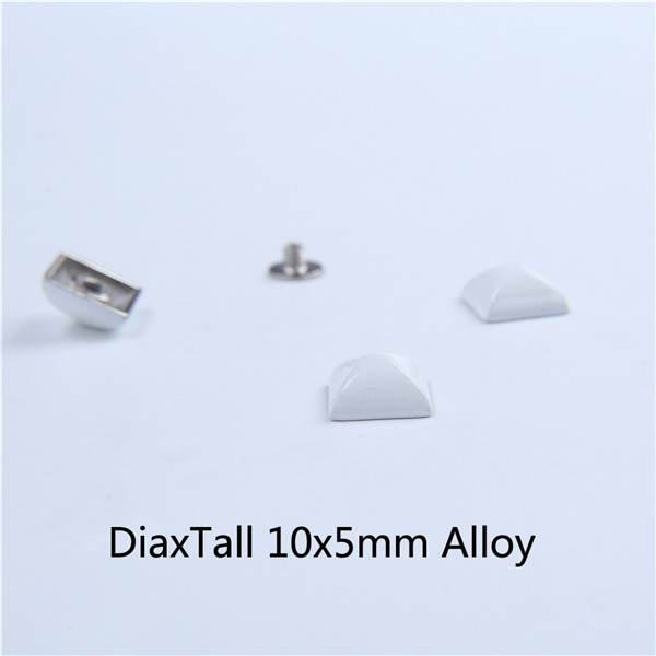 H028 Pyramid Spikes For Leather 10x5mm 100pcs/bag