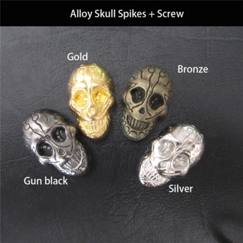 NO63 Skull Screw Back 15x21mm 100pcs/bag