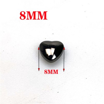 AH804 Heart-Shaped Screw Back Spikes  8 10 14mm 3 Size Option 100pcs/bag